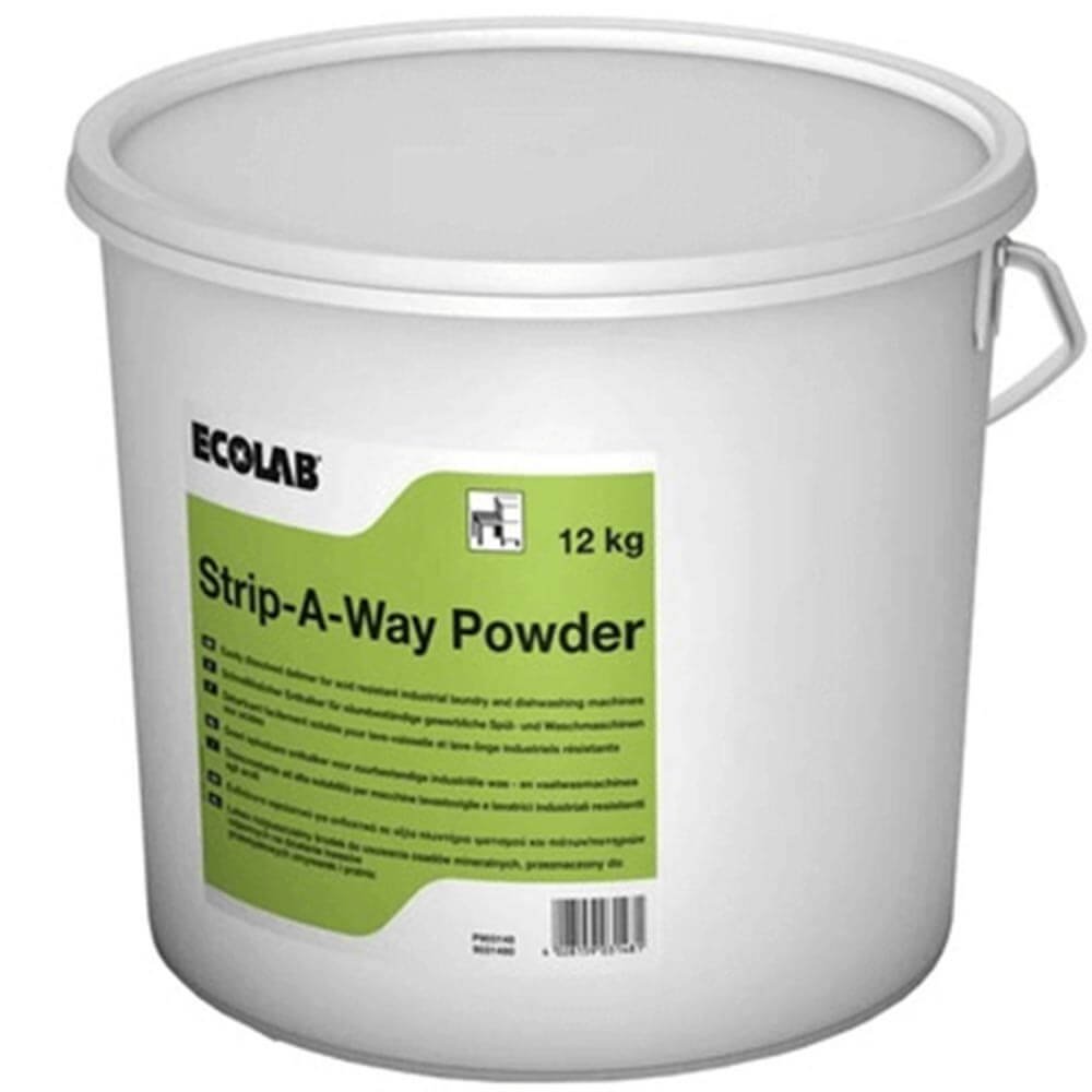 Ecolab Strip A-Way Powder Kireç ve Çimento Kalıntılarını Temizleme Maddesi Toz 12 Kg