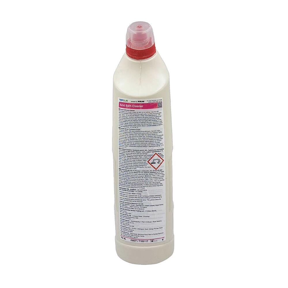 Ecolab TopClin Acid Bath Cleaner Banyo Temizleyici 750 Ml (1 KOLİ 6 ADET)