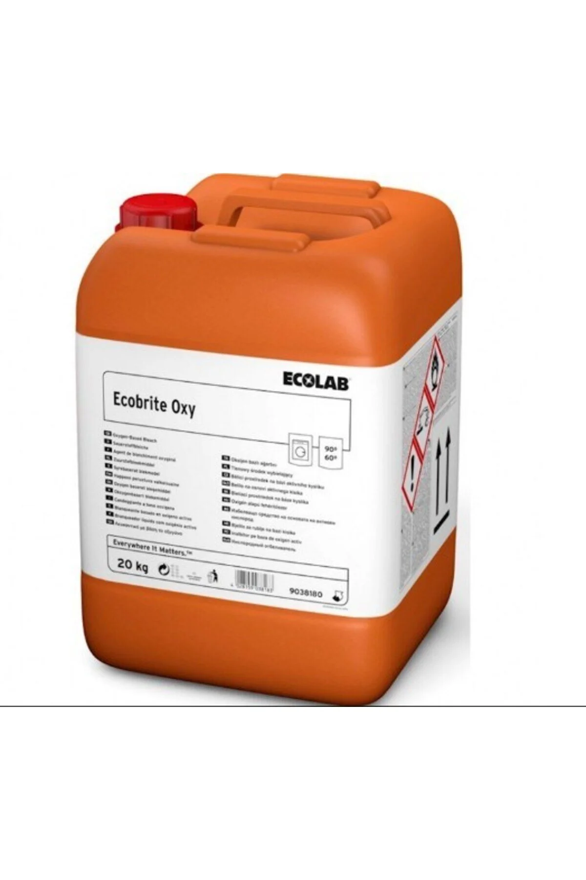 Ecolab Ecobrite Oxy 20 kg (End. Çamaşır Makinesi Sıvı Oksijen Bazlı Ağartıcı)