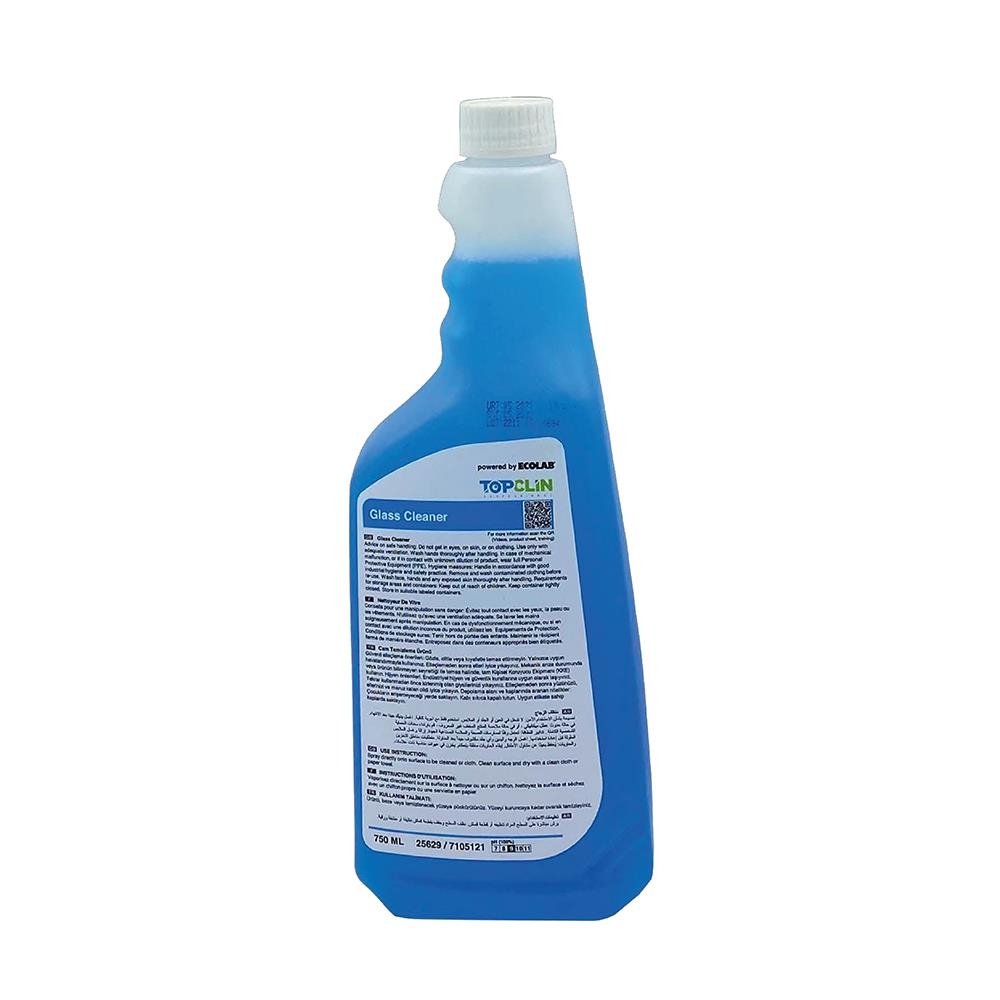 Ecolab TopClin Glass Cleaner Cam Temizleyici 1 Lt (1 KOLİ 12 ADET)