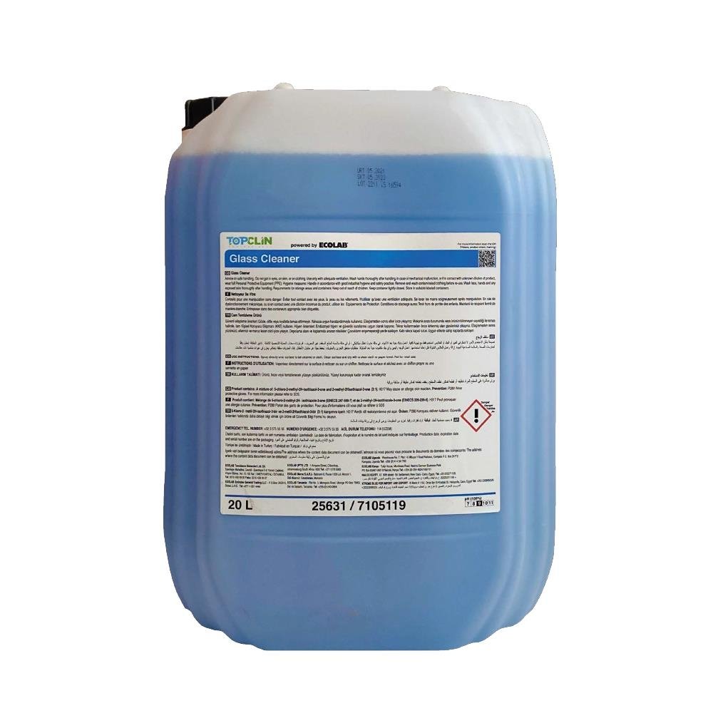 Ecolab TopClin Glass Cleaner Cam Temizleyici 20 Kg