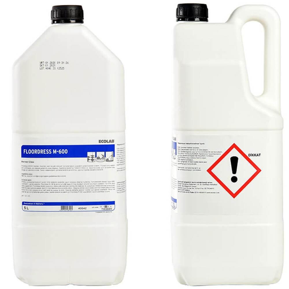 Ecolab Floordress M-600 Kristalize Mermer Cilası 5 Kg (1 KOLİ 2 ADET)